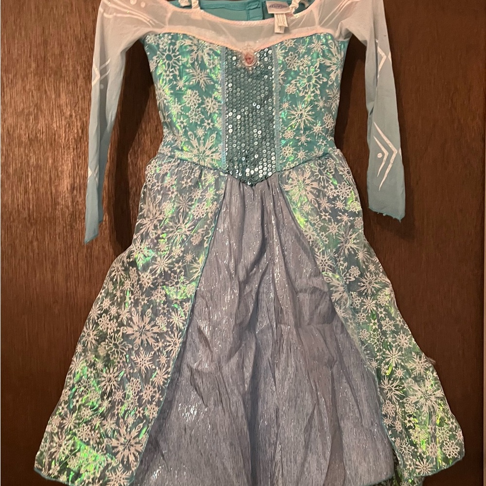 Disney Frozen Elsa Dress Costume, Youth, Medium (7/8)
